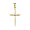 Accented Cross Pendant