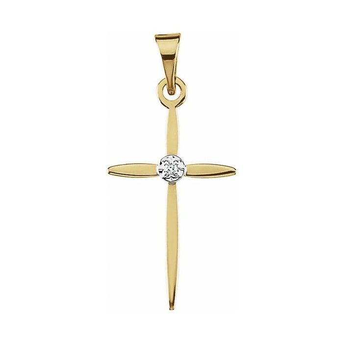 Accented Cross Pendant
