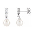 Accented Pearl Earrings