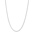 Adjustable Wheat Chain in Sterling Silver (26inches and 1mm wide)