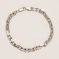 Anchoro Link Bracelet in Sterling Silver (9 inches and 5.9mm wide)