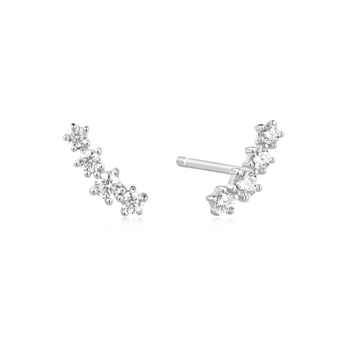 Ania Haie Cubic Zirconia Earrings in Sterling Silver