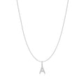 Ania Haie Cubic Zirconia Initial A Necklace in Sterling Silver