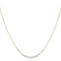 Ania Haie Cubic Zirconia Necklace in Sterling Silver with 14kt Gold Plate