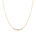 Ania Haie Cubic Zirconia Necklace in Sterling Silver with 14kt Yellow Gold Plate