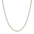 Ania Haie Cubic Zirconia Tennis Necklace in Sterling Silver with 14kt Yellow Gold Plate