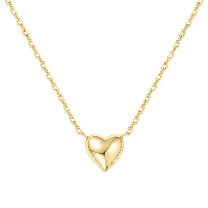 Ania Haie Heart Necklace in Sterling Silver with 14kt Gold Plate
