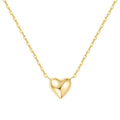 Ania Haie Heart Necklace in Sterling Silver with 14kt Gold Plate