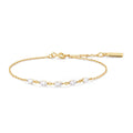 Ania Haie Marquise Cubic Zirconia Bracelet in Sterling Silver with 14kt Yellow Gold Plate