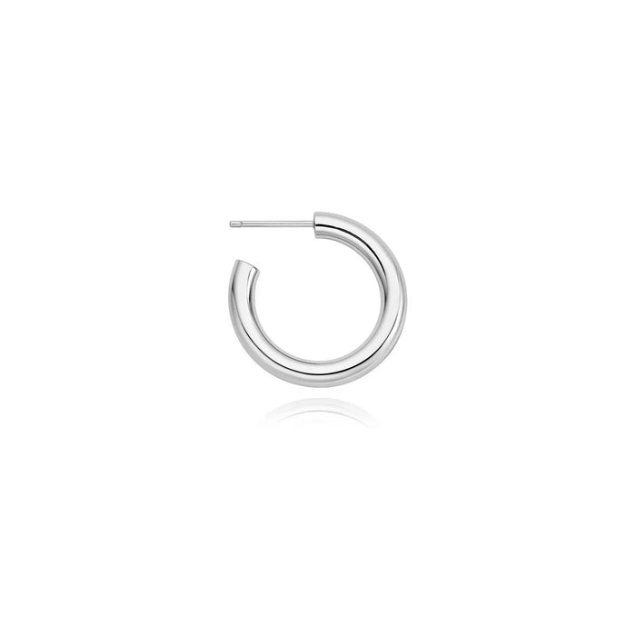 Ania Haie Tube Hoop Earrings in Sterling Silver