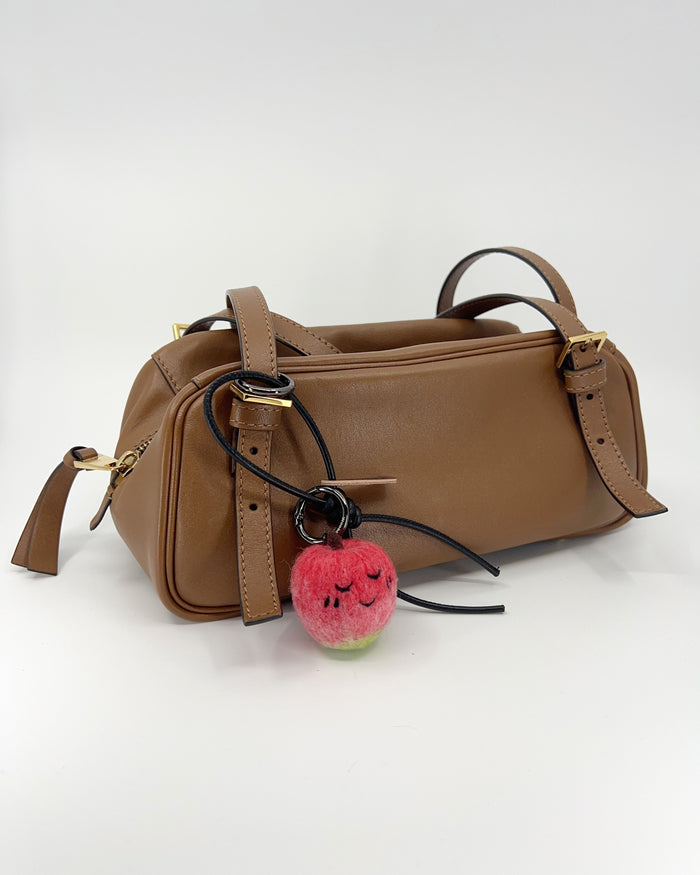 Apple Wool Bag & Keychain Charm - Woobbi