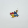Autismo Colorido Pendant in 18K Gold
