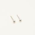 Ball Stud Earring in Sterling Silver (3mm)
