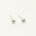Ball Stud Earring in Sterling Silver (5mm)