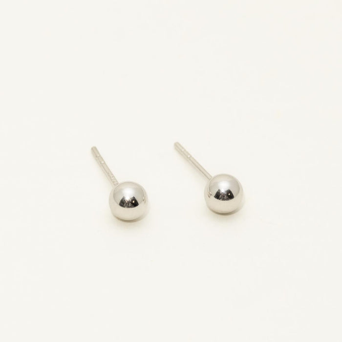 Ball Stud Earring in Sterling Silver (5mm)