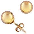 Ball Stud Earrings in 14kt Yellow Gold (6mm)