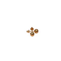 18K Yellow Gold 4mm Sphere Stud Earrings - Ricca Jewelry