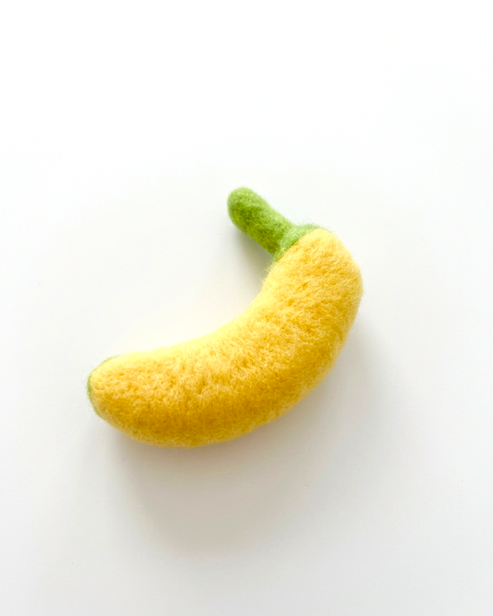Banana Wool Felt Fridge Magnet - Woobbi