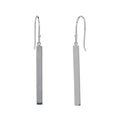Bar Drop Earrings in Sterling Silver
