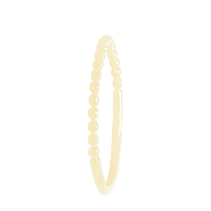 Beaded Fashion Ring in 14kt Yellow Gold (size 7)