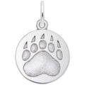 Bear Paw Charm in Sterling Silver