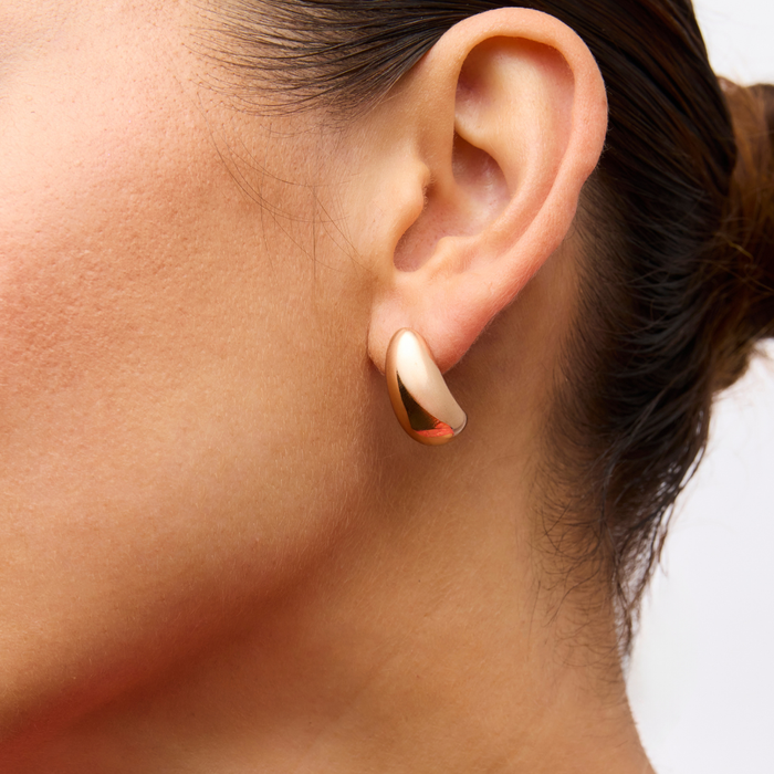 Bella Teardrop Earrings - Rose Gold
