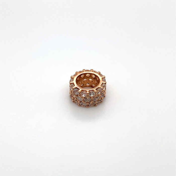 Berloque Set with Cubic Zirconia Pendant in 18K Gold