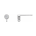Bezel-Set Earring Top