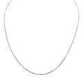 Box Chain in Sterling Silver (18inches and .9mm wide)