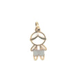 Pingente Menino com Roupa Rodinada - Ricca Jewelry