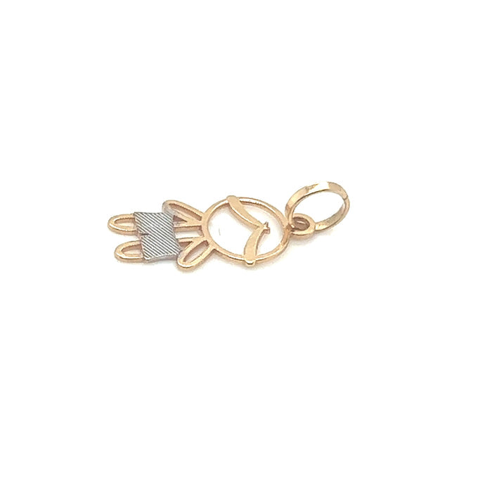 Pingente Menino com Roupa Rodinada - Ricca Jewelry