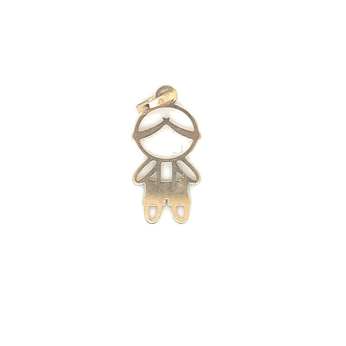 Pingente Menino com Roupa Rodinada - Ricca Jewelry