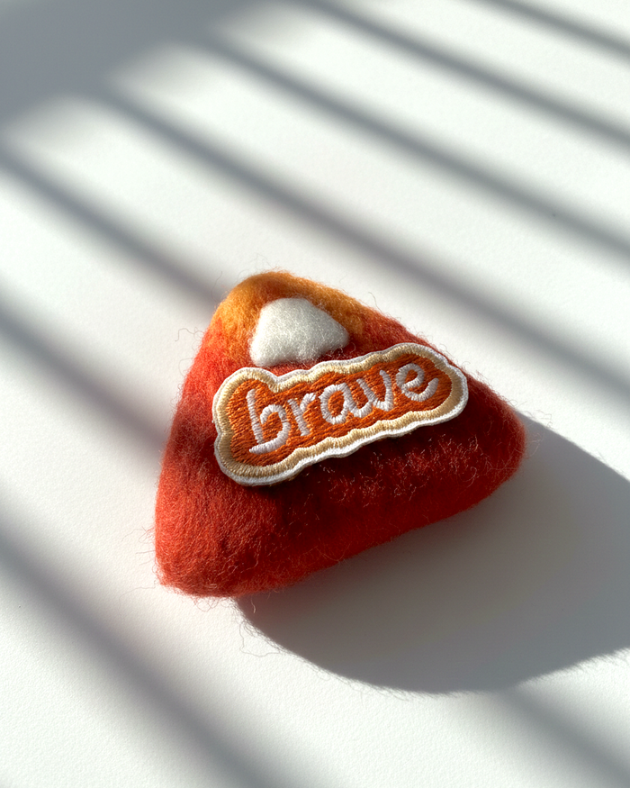 Brave Patch Wool Magnet - Woobbi