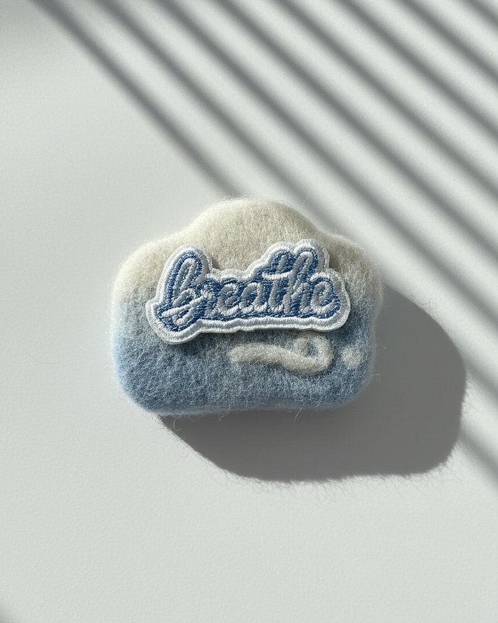 Breathe Patch Wool Magnet - Woobbi