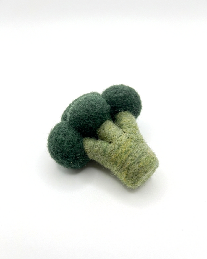 Broccoli Wool Felt Fridge Magnet - Woobbi