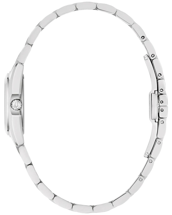 Bulova Surveyor Watch with Blue Dial and Stainless Steel Bracelet (22.7mm and quartz movement)