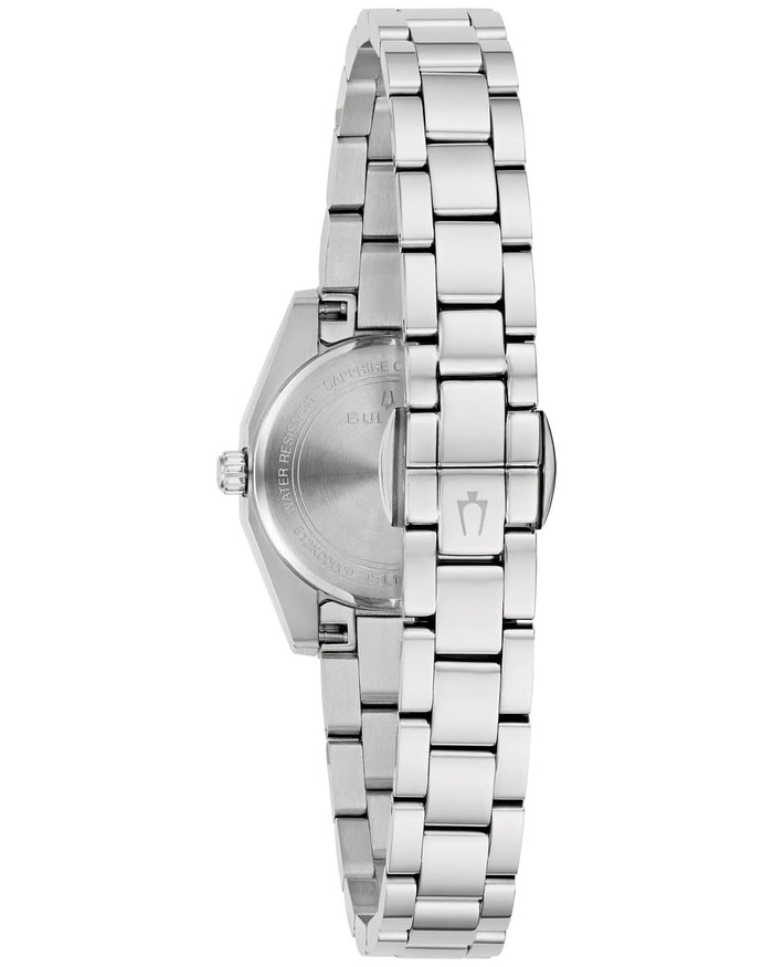Bulova Surveyor Watch with Blue Dial and Stainless Steel Bracelet (22.7mm and quartz movement)
