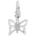 Butterfly Charm in Sterling Silver