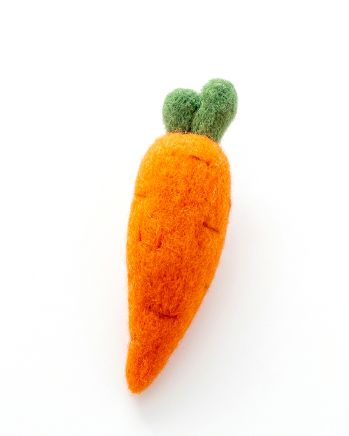 Carrot Wool Felt Fridge Magnet - Woobbi