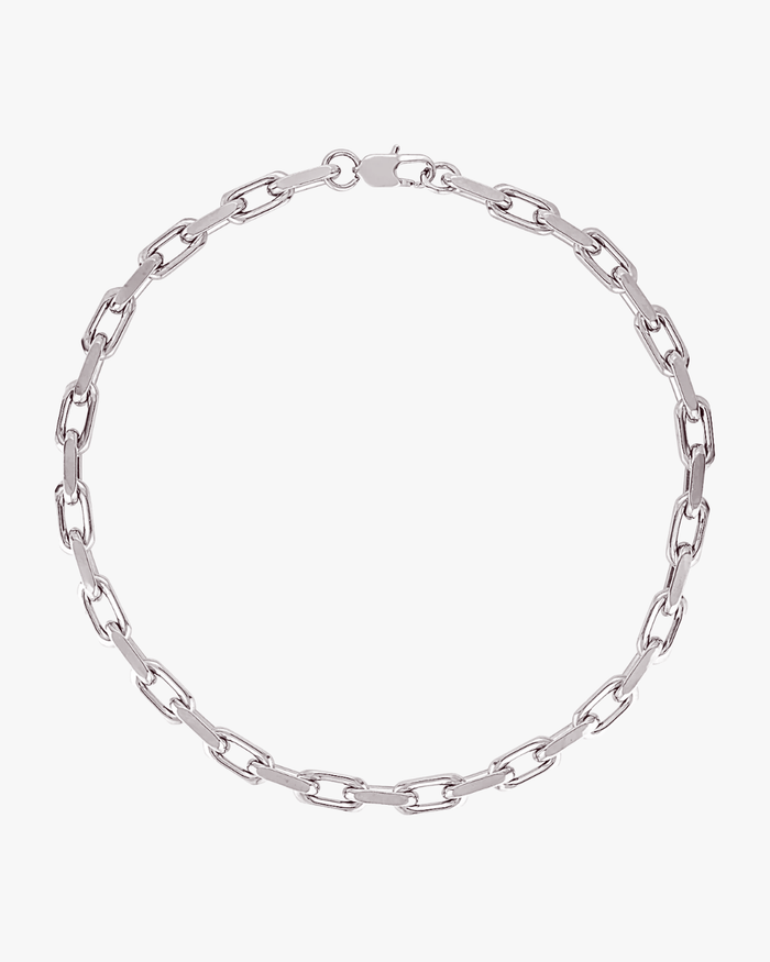 Chelsea Chunky Chain Necklace (Silver)