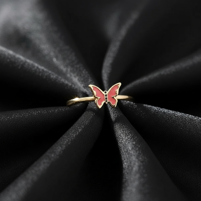 Children's Butterfly Ring in 18K Gold