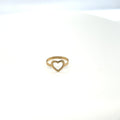Children's Heart Ring in 18K Gold