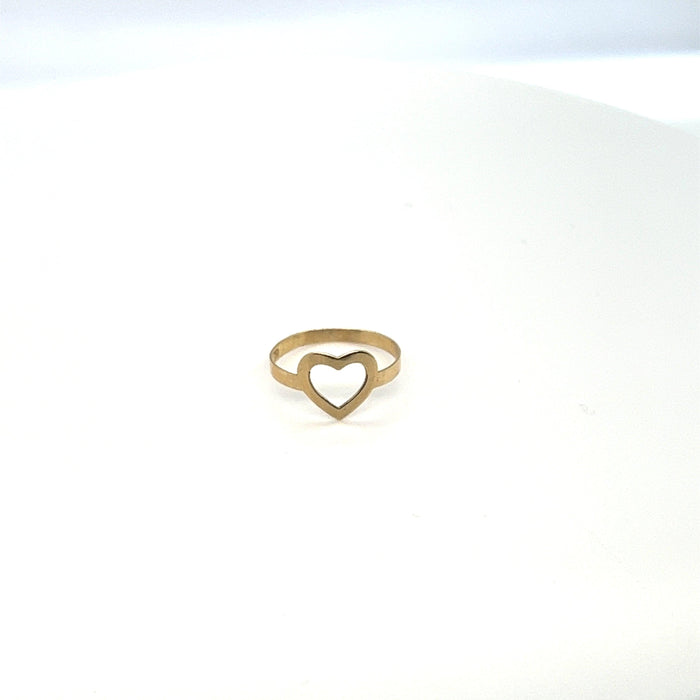 Children's Heart Ring in 18K Gold