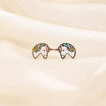 Children’s Unicorn Earrings in 18K Gold
