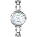 Citizen Axiom Watch with Mother of Pearl Dial and Stainless Steel Bracelet (28mm and eco drive movement)