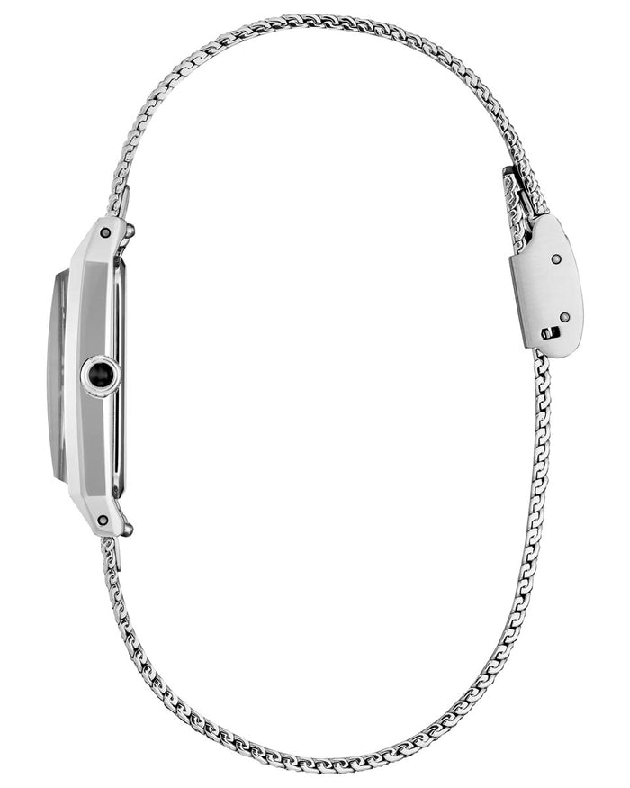 Citizen Fio Watch with White Dial and Stainless Steel Bracelet (14x31mm and eco drive movement)