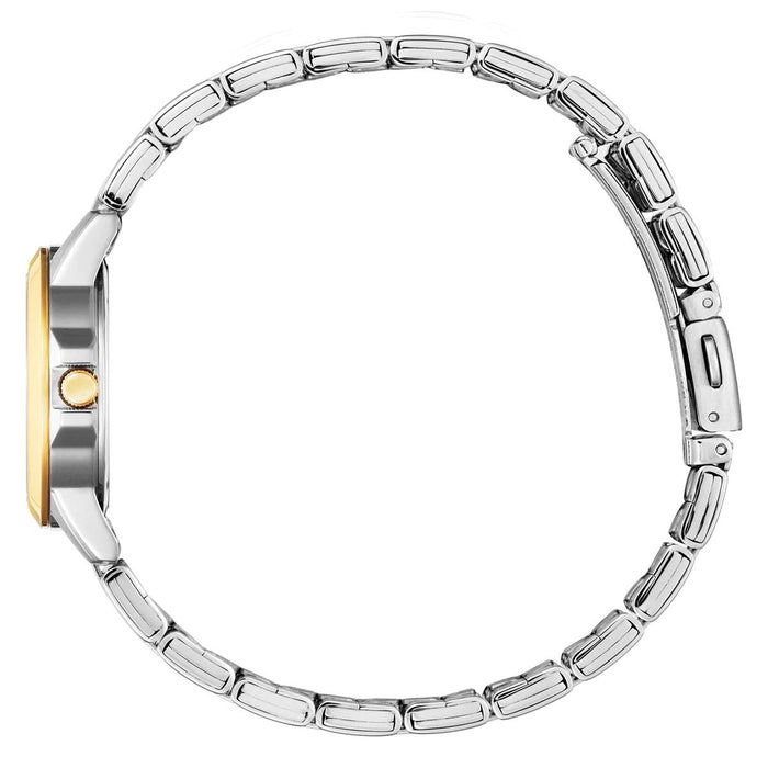 Citizen Ladies Watch with White Dial and Stainless Steel and Rose Gold Toned Bracelet (quartz movement)