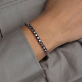 Clearance - Silver 925 Rhodium Plated Coreana Italian Bracelet - ITB00003RH