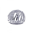 Closeout-Silver 925 Rhodium Plated CZ Intricate Wave Ring - STR00581 | Silver Palace Inc.