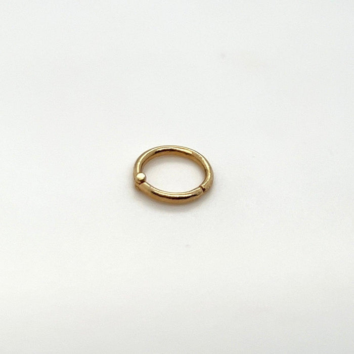 Piercing de Ouro 18k Modelo Argola Click 10mm - Ricca Jewelry